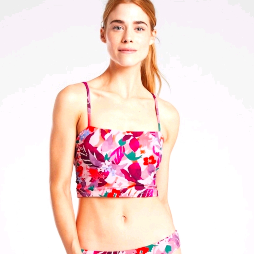 NWT Athleta Daybreak Tropic Bra Cup Bikini 36D/DD